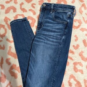 American Eagle Outfitters Dark Blue Skinny Jeans